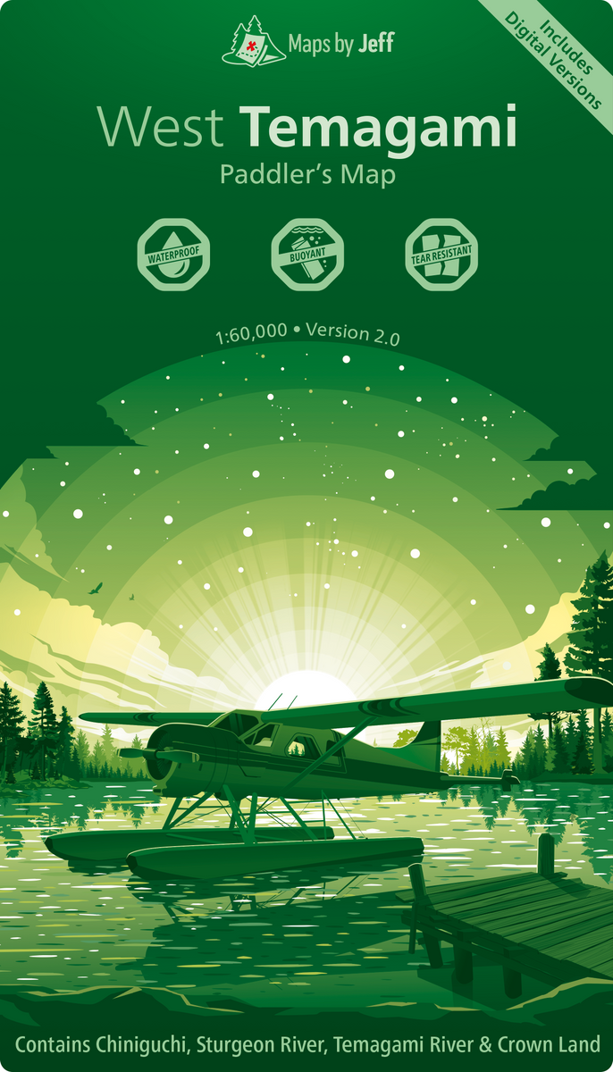 West Temagami Paddler s Map Maps By Jeff west-temagami-paddler-s-map-maps-by-jeff